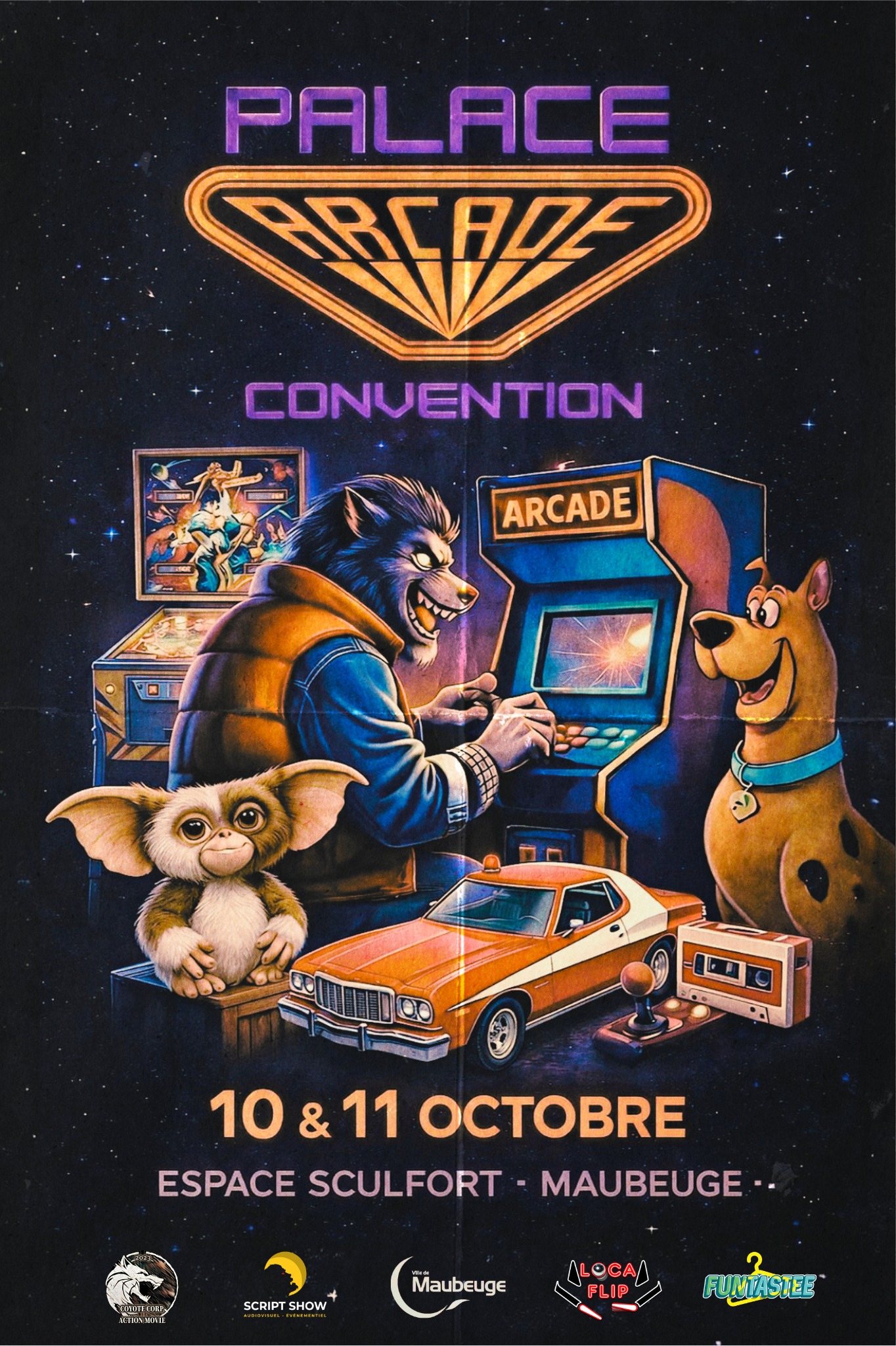 Affiche du concours cosplay — Palace Arcade Convention, 10 & 11 octobre 2026